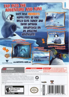 Happy Feet box cover back